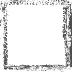 hand draw rectangle grunge frame border background