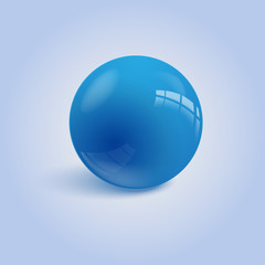 Realistic colorful ball. Vector illustration.