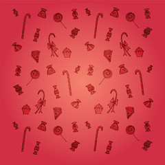 Candy sweets cake confectionary background