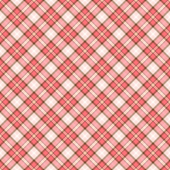 Seamless wall-paper plaid, coral
