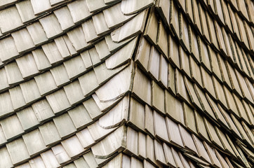 A roof of cabin for this abstract photo