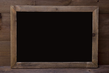 Chalkboard With Copy Space Wooden Background