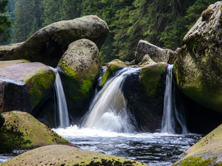 Blurred river stream detail
