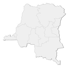 Map - Democratic Republic of the Congo