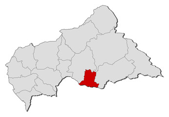 Map - Central African Republic, Basse-Kotto