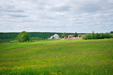 North Russian village.