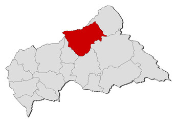 Map - Central African Republic, Bamingui-Bangoran