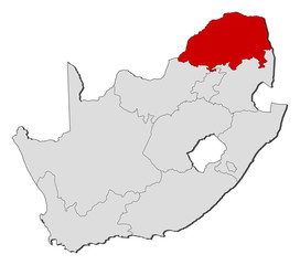 Map - South Africa, Limpopo