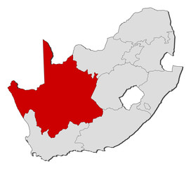 Map - South Africa, Northern Cape