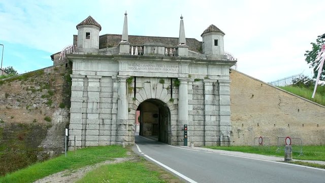 Porta di accesso alla citt&agrave; di Palmanova