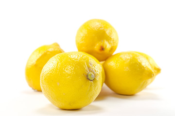 Isolated Yellow Lemon