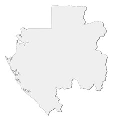 Map - Gabon