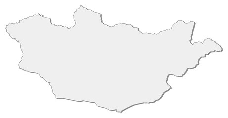 Map - Mongolia