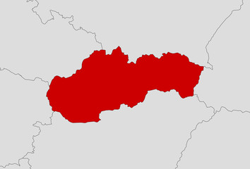 Map - Slovakia