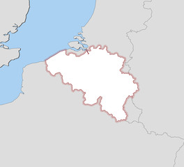 Map - Belgium