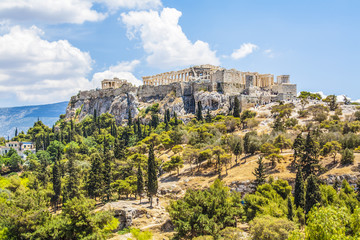 Beautiful view of ancient Acropolis, Athens, Greece