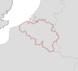 Map - Belgium