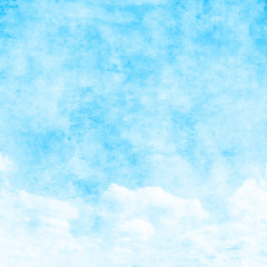 Fototapeta na wymiar Blue sky in grunge style.