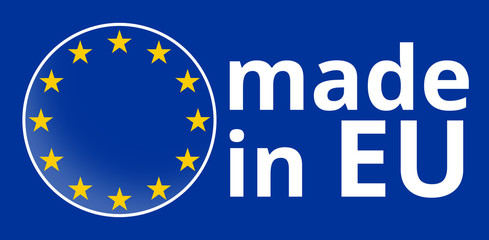 Europe Stars Blue Flag Symbol