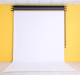 Empty photo studio