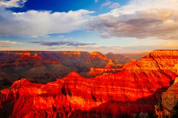 Photo sur Aluminium Canyon Mather Point, View Point, Parc National du Grand Canyon, Arizona, USA