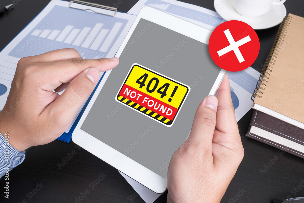 Poster not found 404 error failure warning problem