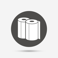 Paper towels sign icon. Kitchen roll symbol.
