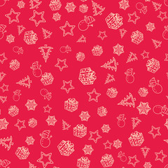 Christmas seamless pattern