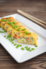 Japanese rolled omelette
