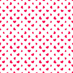 Illustration of abstract texture with hearts.