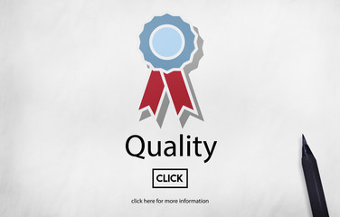 Quality Guarantee Level Service Best Class Value Concept