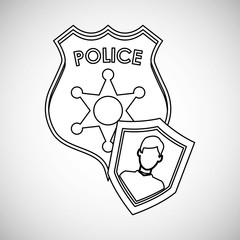 Law concept. Justice icon. Colorful icon, editable vector