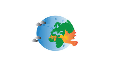 Fototapeta premium Environmment For Dove Bird