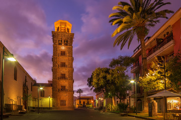 Tenerife, San Cristobal de la Laguna in beautiful sunset © krivinis