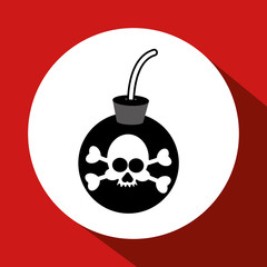 Security system design. Technology icon. Isolated illustration , vector