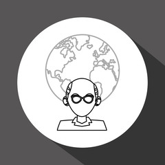 Social media design. communication icon. Isolated illustration , vector