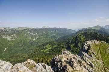 Fototapeta na wymiar La Pinéa - Massif de la Chartreuse - Isère.