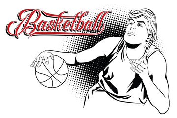 Summer kinds of sports. Basketball