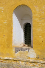 Detail of a wall with a window