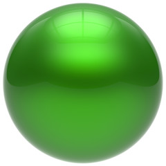 Sphere green round ball geometric shape basic circle solid