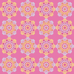 Ethnic boho seamless pattern. Print. Repeating background. Cloth design, wallpaper.