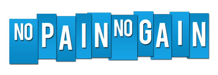 No Pain No Gain Professional Blue 