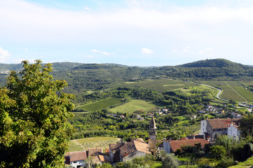 Motovun village in Croatia, Europe