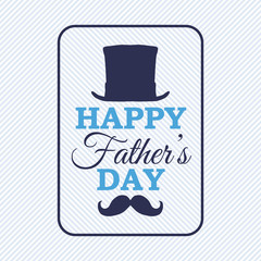Greeting card template for Father Day. Vector background