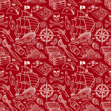 seamless pirate attributes