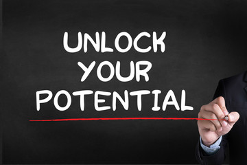 Fototapeta premium UNLOCK YOUR POTENTIAL