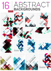 Collection of abstract backgrounds