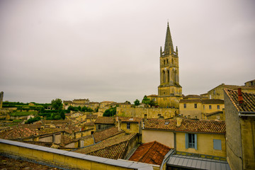 Beautiful town of Saint-Emilion, France