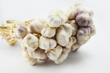 garlic, bundle of garlic