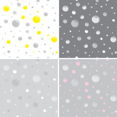 set of 4 abstract background with dots